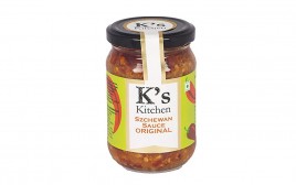 K's Kitchen Szchewan Sauce Original   Glass Jar  280 grams
